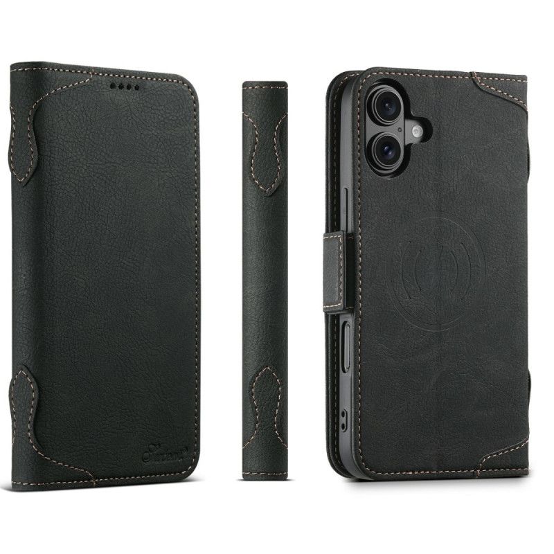 Flip Cover iPhone 17 Magsafe-kompatibel Premium Retro