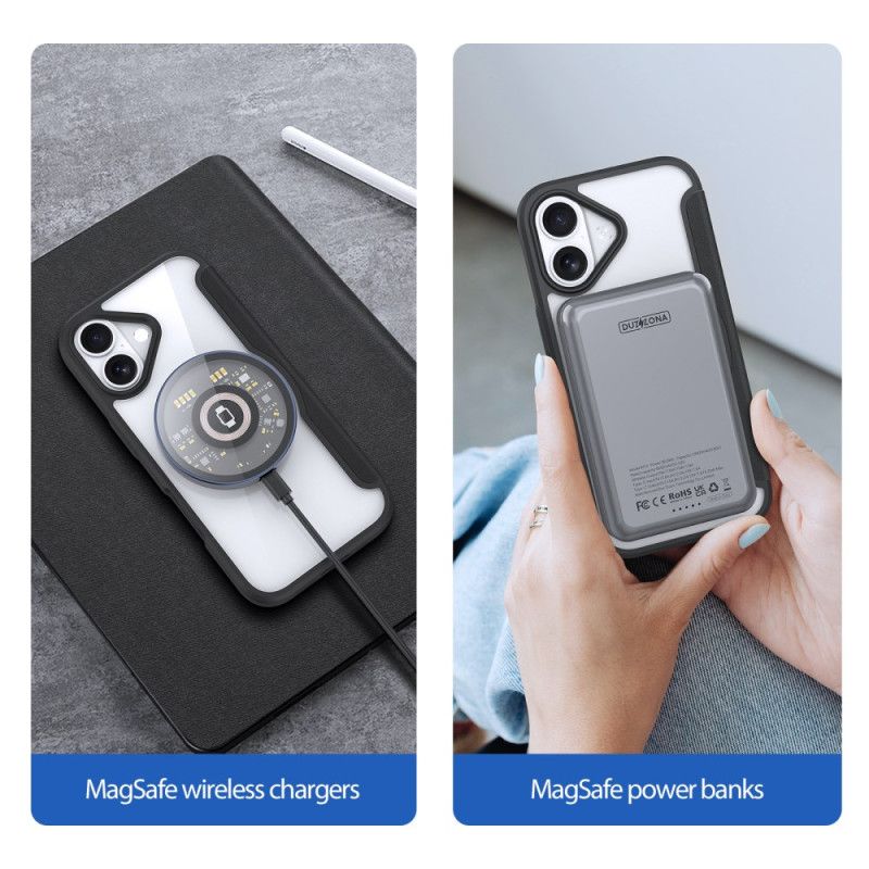 Flip Cover iPhone 17 Magsafe Skin X Pro-serien Dux Ducis