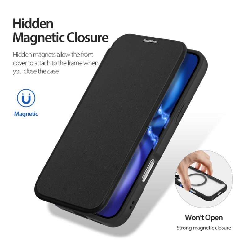 Flip Cover iPhone 17 Magsafe Skin X Pro-serien Dux Ducis