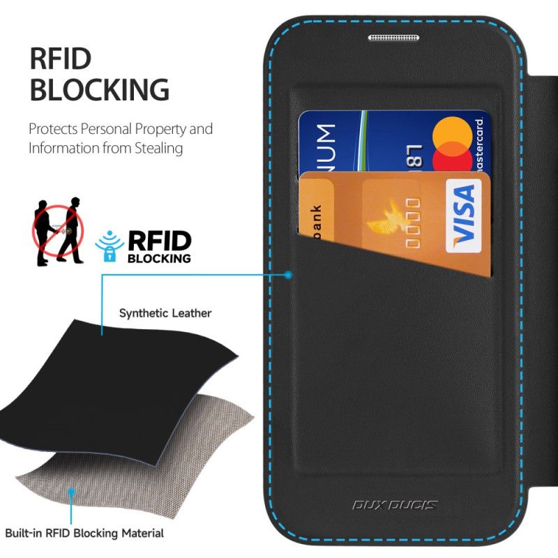 Flip Cover iPhone 17 Magsafe Skin X Pro-serien Dux Ducis