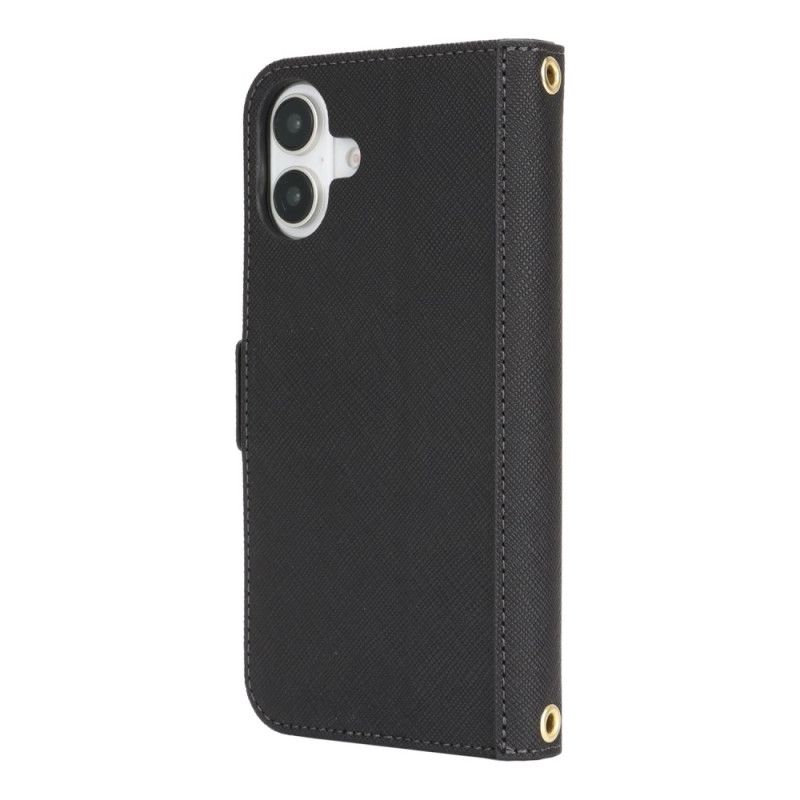 Flip Cover iPhone 17 Pung Med Skulderrem Og Spejl