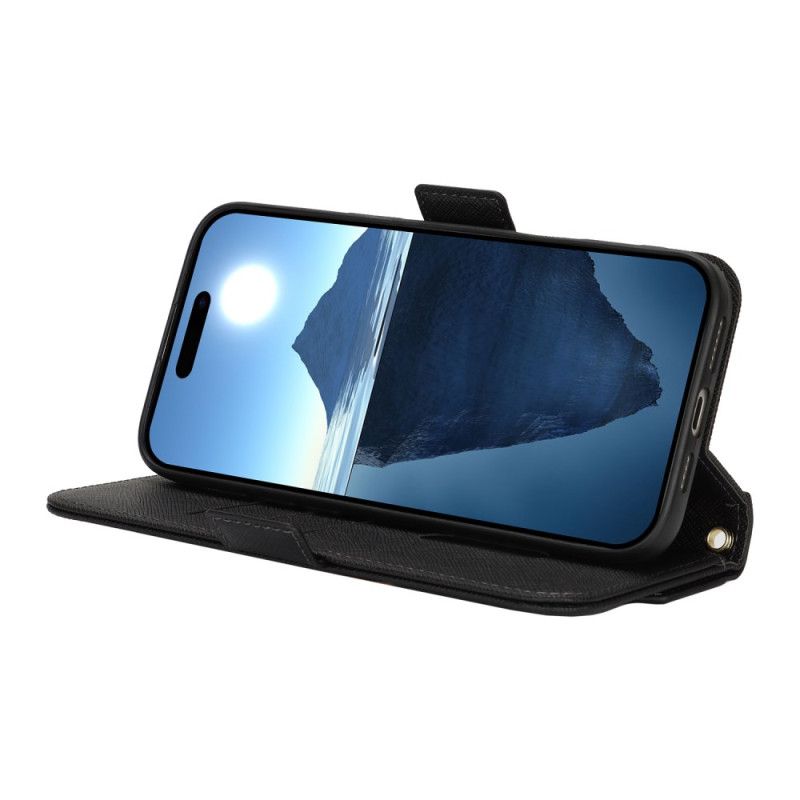 Flip Cover iPhone 17 Pung Med Skulderrem Og Spejl