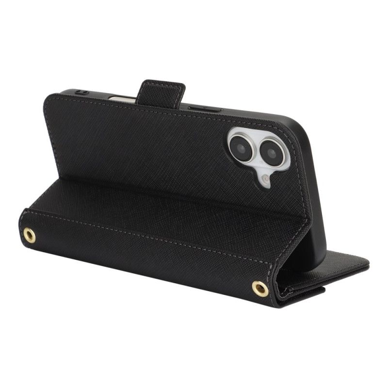 Flip Cover iPhone 17 Pung Med Skulderrem Og Spejl