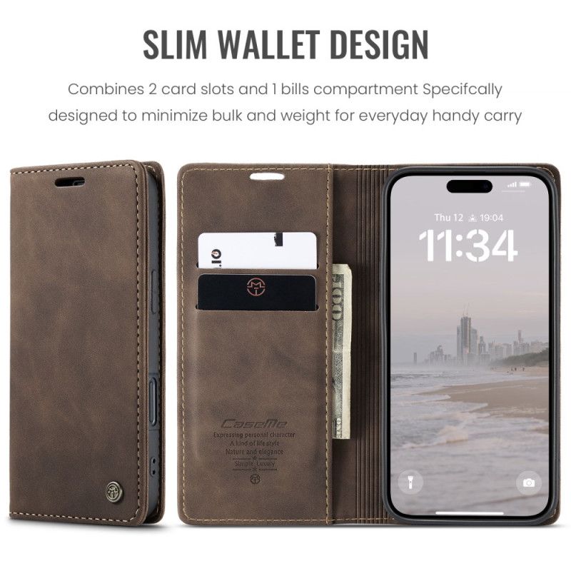 Flip Cover iPhone 17 Rfid-beskyttelse Caseme