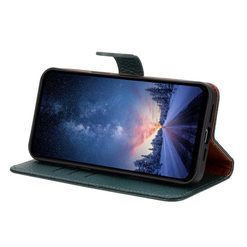 Flip Cover Til iPhone 17 Ægte Læder