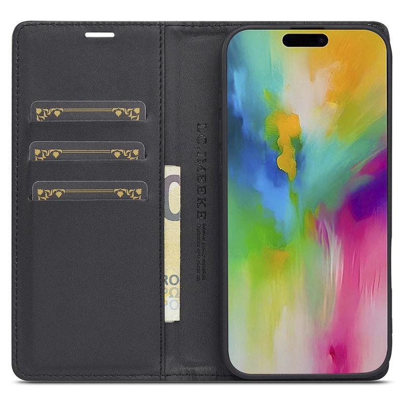Flip Cover Til iPhone 17 Kulfiber Lc.imeeke