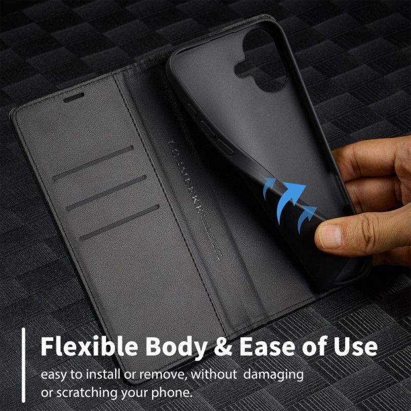 Flip Cover Til iPhone 17 Kulfiber Lc.imeeke