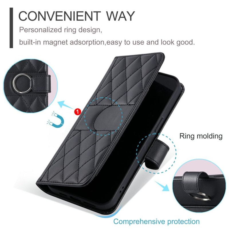Flip Cover Til iPhone 17 Premium Design Med Snor Og Skulderrem