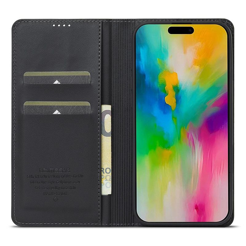 Læder Cover iPhone 17 Klassisk Lcimeeke