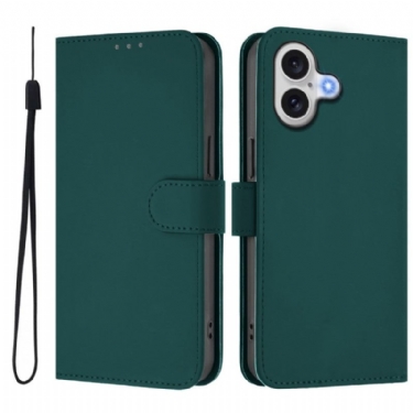 Læder Cover iPhone 17 Monokrom