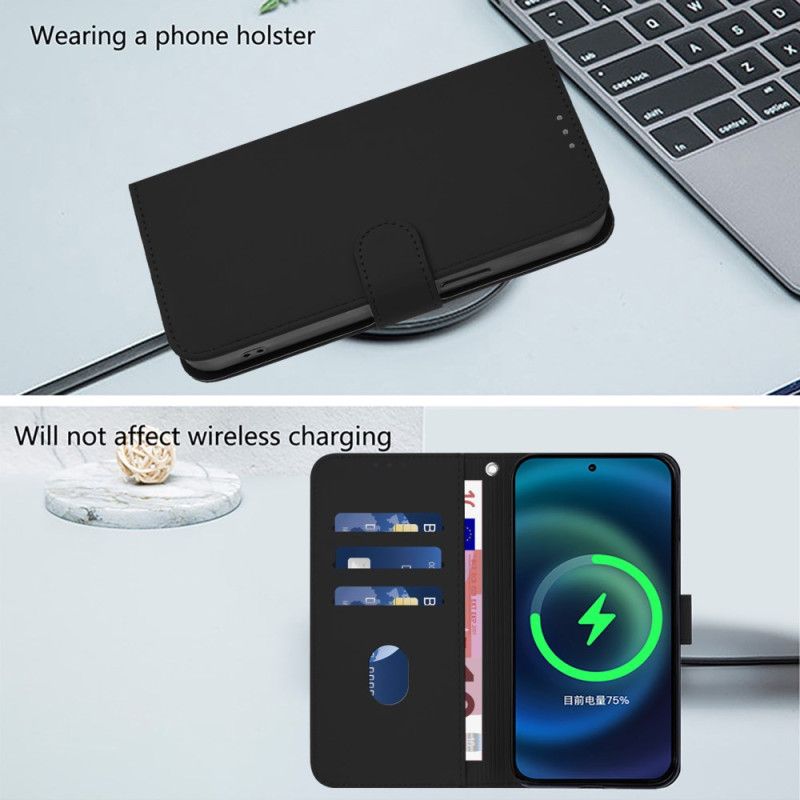 Læder Cover iPhone 17 Monokrom