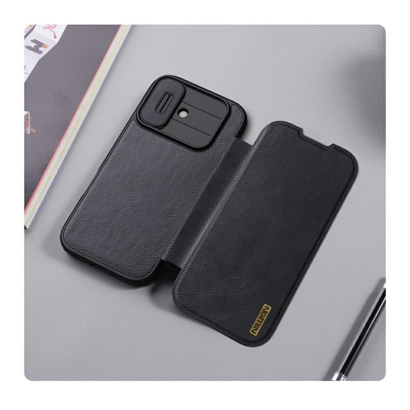 Læder Cover iPhone 17 Qin Pro-serien Nillkin