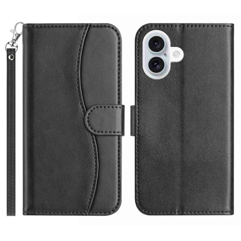 Læder Cover iPhone 17 S-design Med Rem