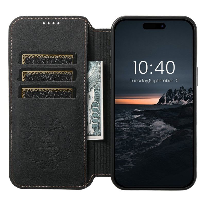 Læder Cover iPhone 17 Telefon Etui Magsafe-kompatibel Læderstil