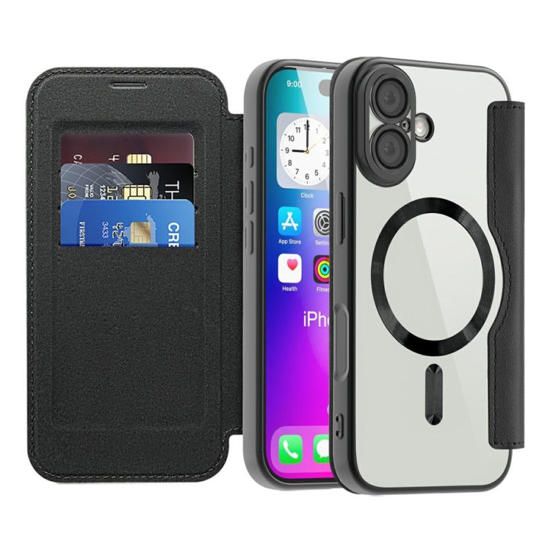 Læder Cover iPhone 17 Telefon Etui Magsafe-kompatibel Quiltet