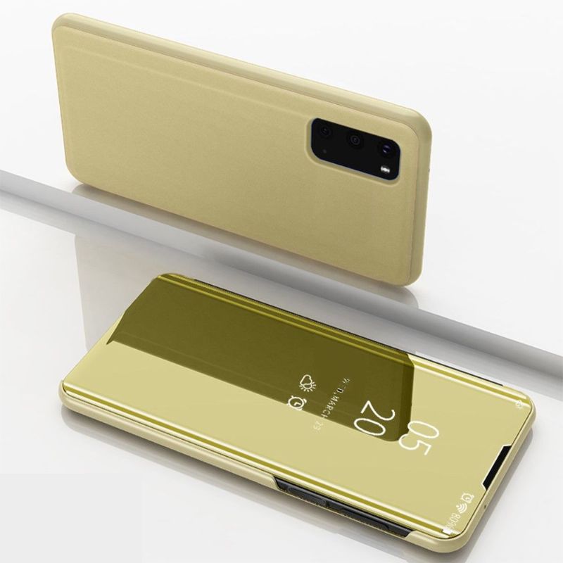 Cover Samsung Galaxy S20 Hemming Flip Cover Spejleffekt