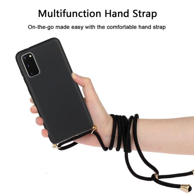 Mobilcover Samsung Galaxy S20 Med Blonde Skulderrem