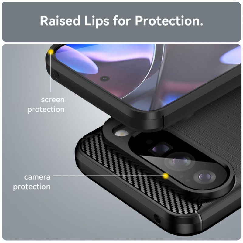 Cover Google Pixel 10 Pro Xl Børstet Kulfiber