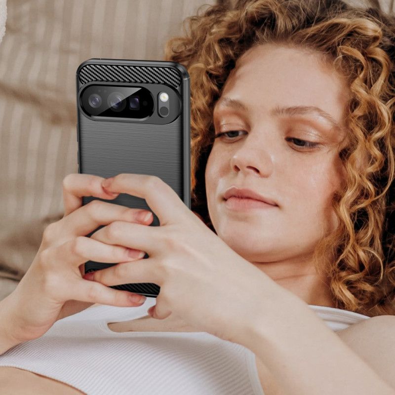 Cover Google Pixel 10 Pro Xl Børstet Kulfiber