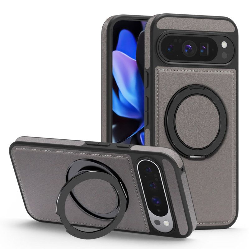 Cover Til Google Pixel 10 Pro Xl Magsafe-kompatibel Ringholder I Ruskindseffekt