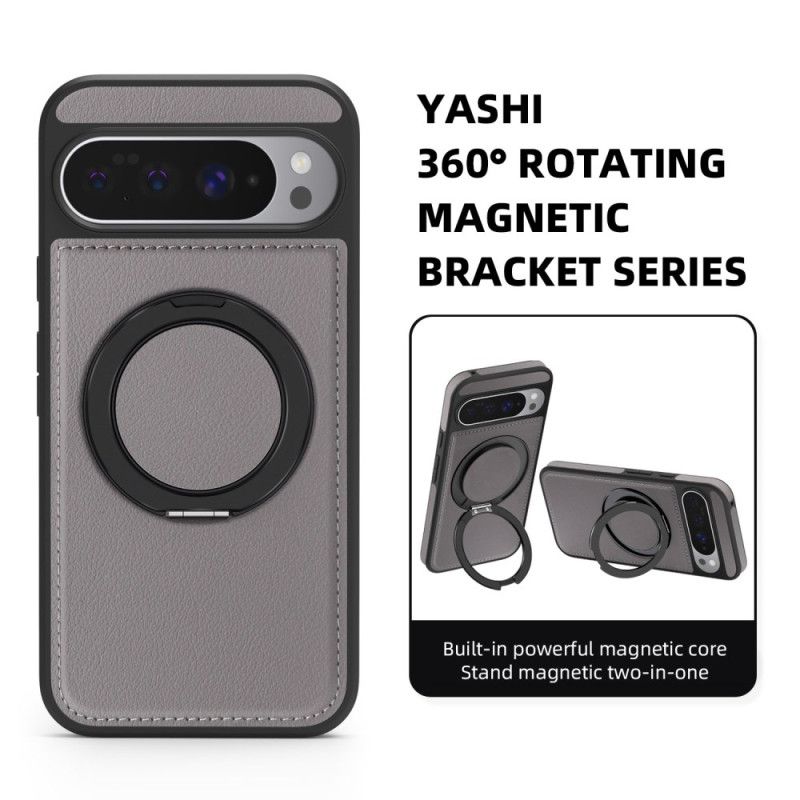 Cover Til Google Pixel 10 Pro Xl Magsafe-kompatibel Ringholder I Ruskindseffekt