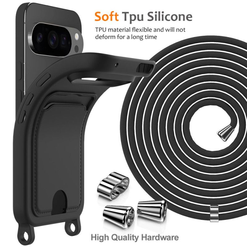 Cover Til Google Pixel 10 Pro Xl Silikone Med Kortholder