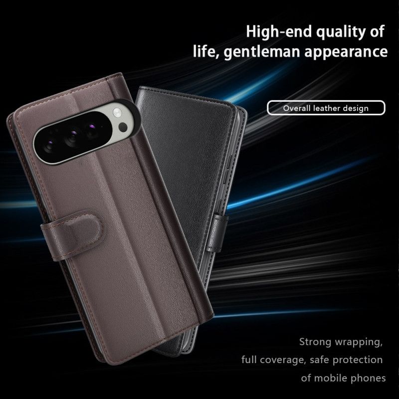 Flip Cover Google Pixel 10 Pro Xl Ægte Læder
