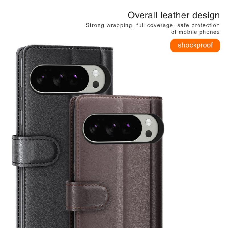 Flip Cover Google Pixel 10 Pro Xl Ægte Læder