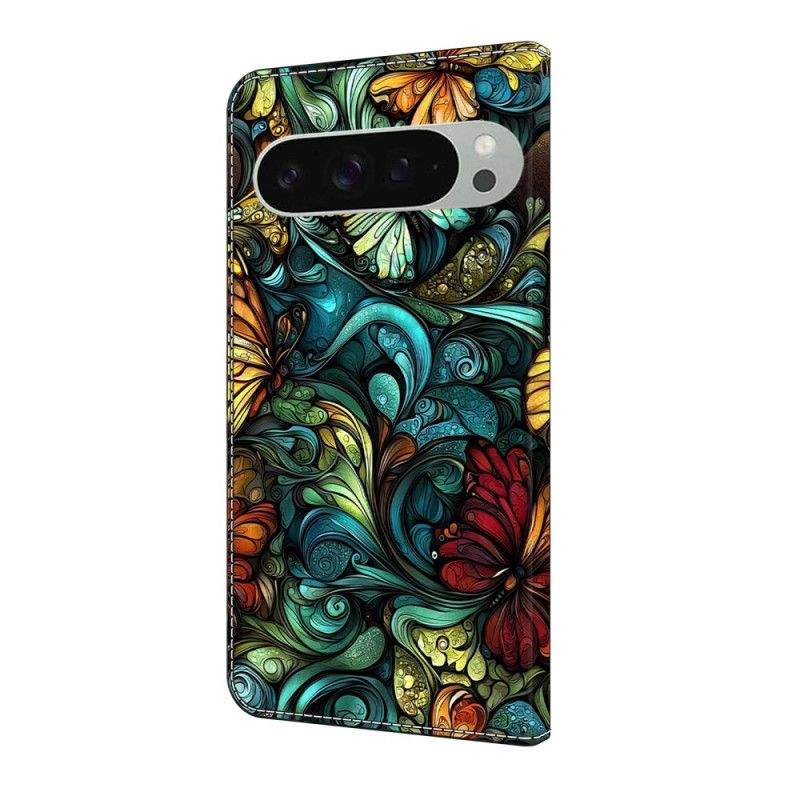 Flip Cover Google Pixel 10 Pro Xl Akvarelplanter