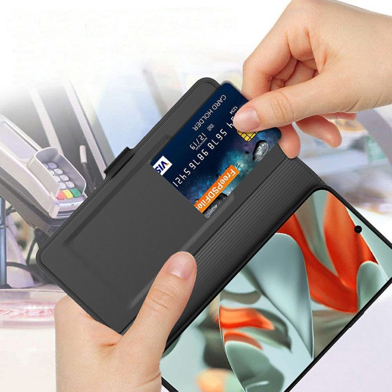 Flip Cover Google Pixel 10 Pro Xl Kortholder Og Spejl