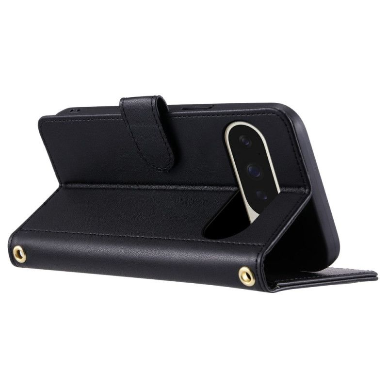 Flip Cover Google Pixel 10 Pro Xl Quiltet Design Med Rem Og Skulderrem