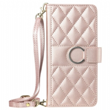 Flip Cover Google Pixel 10 Pro Xl Quiltet Og Ring