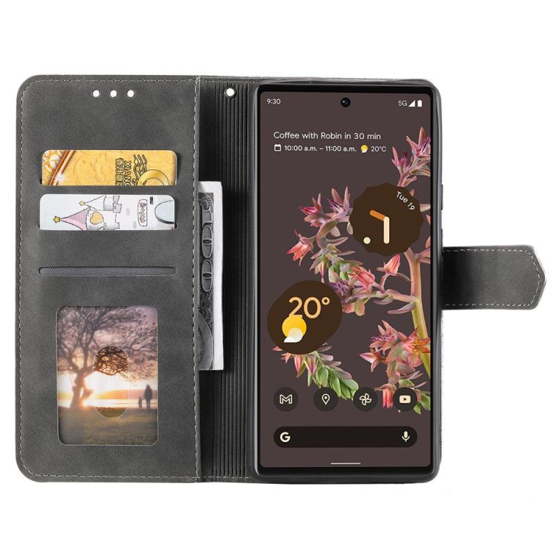 Flip Cover Google Pixel 10 Pro Xl Tofarvet Med Rem