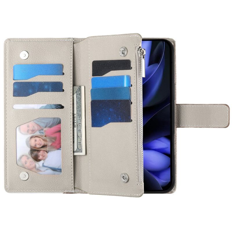 Flip Cover Google Pixel 10 Pro Xl Tofarvet Pung