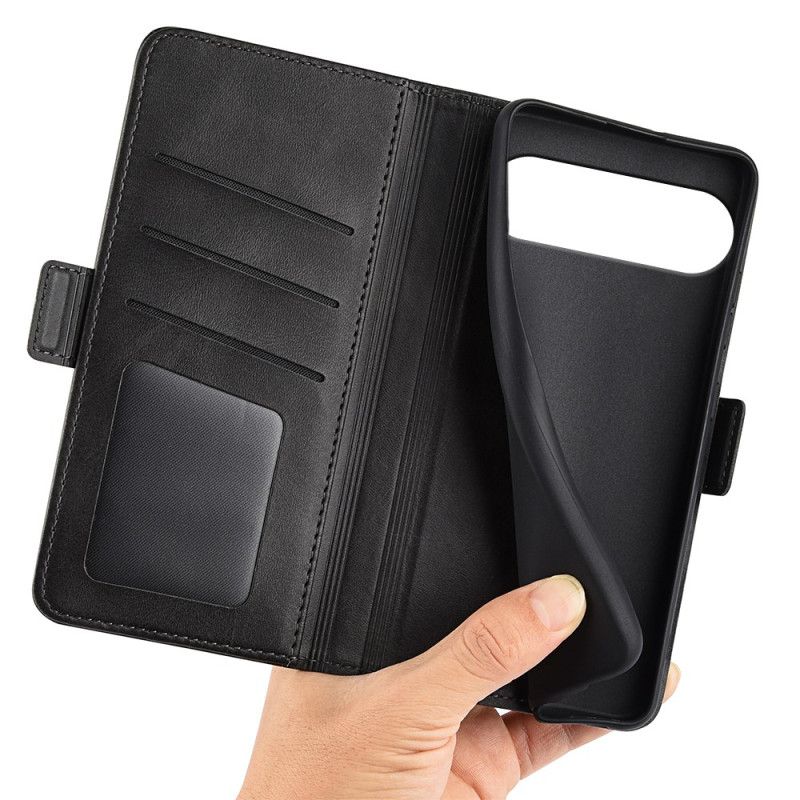 Læder Cover Google Pixel 10 Pro Xl Dobbelt Lås