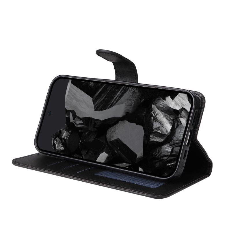 Læder Cover Google Pixel 10 Pro Xl Telefon Etui Ensfarvet Kunstlæder