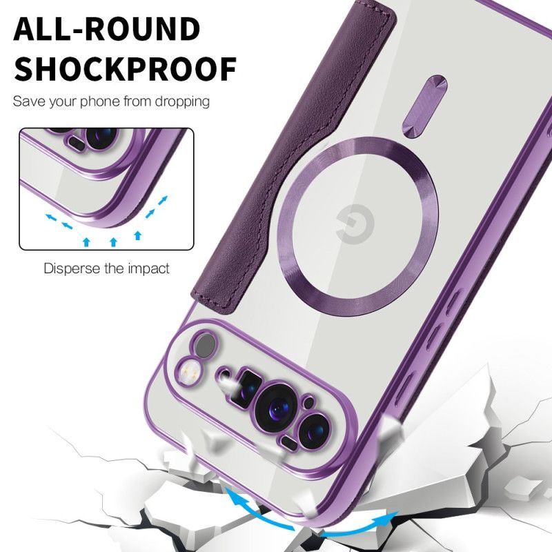 Læder Cover Google Pixel 10 Pro Xl Telefon Etui Magsafe-kompatibel Quiltet