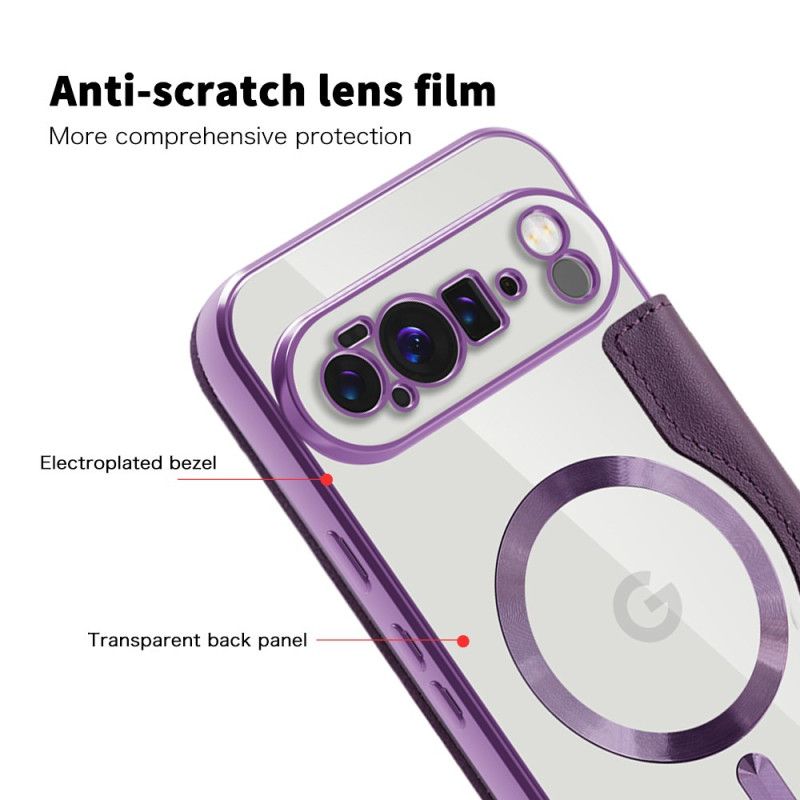 Læder Cover Google Pixel 10 Pro Xl Telefon Etui Magsafe-kompatibel Quiltet