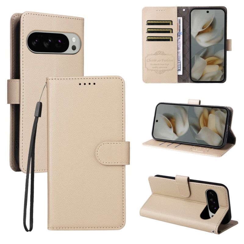 Læder Cover Google Pixel 10 Pro Xl Telefon Etui Rfid-blokering