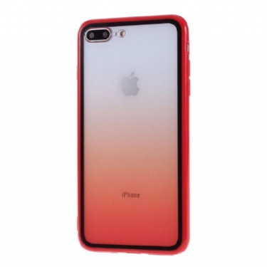 Cover iPhone 8 Plus / 7 Plus Hemming Gennemsigtig Gradient