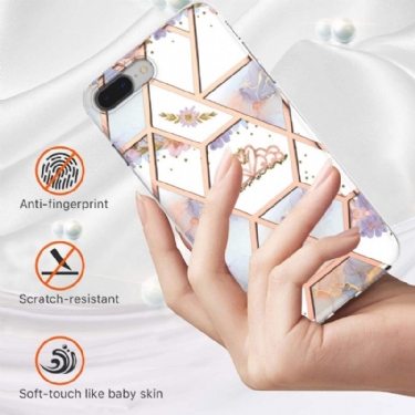 Cover iPhone 8 Plus / 7 Plus Marmor Og Krone