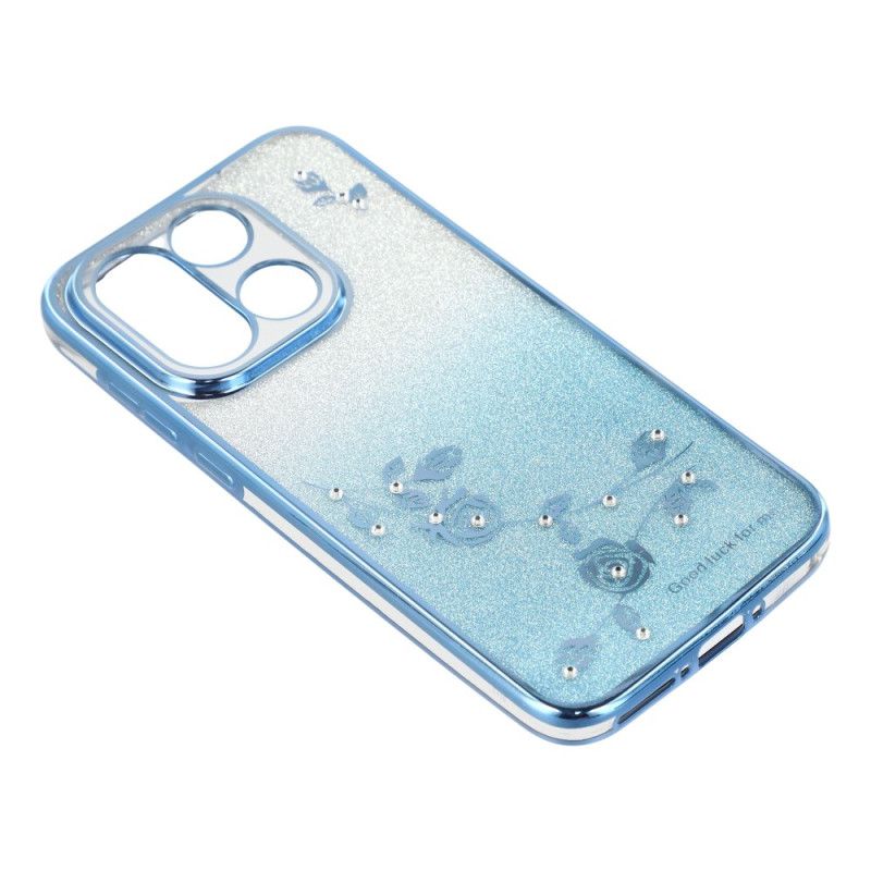 Cover Oneplus 15 Gradientblomster Og Pailletter