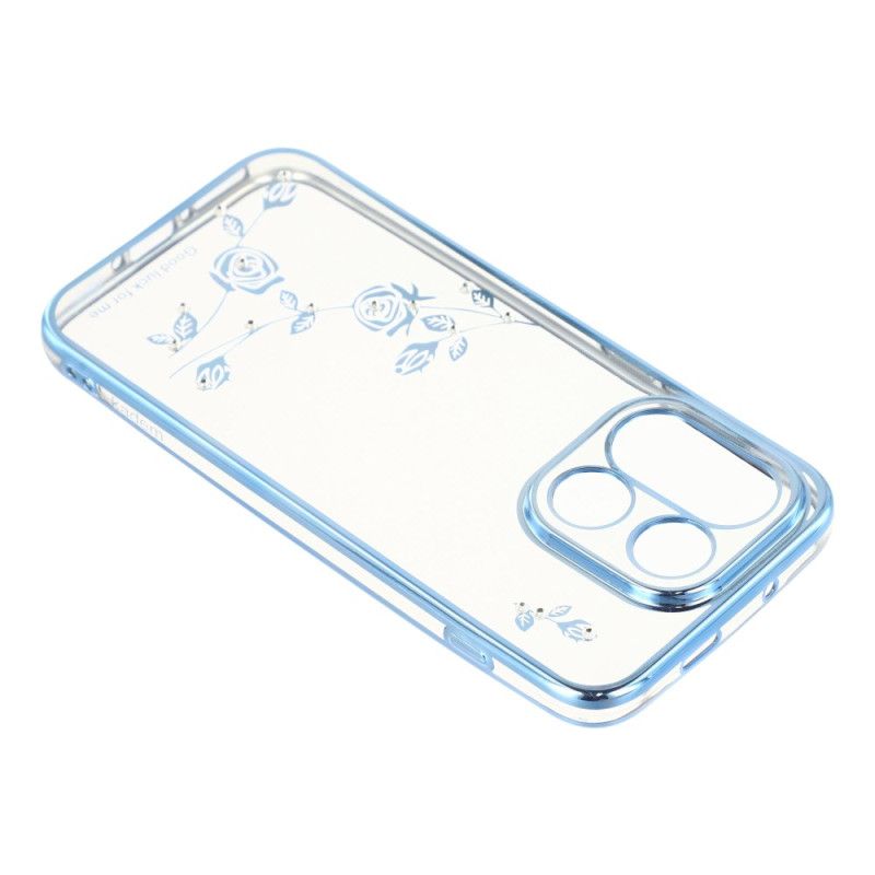 Cover Oneplus 15 Kadem Blomster Og Rhinsten