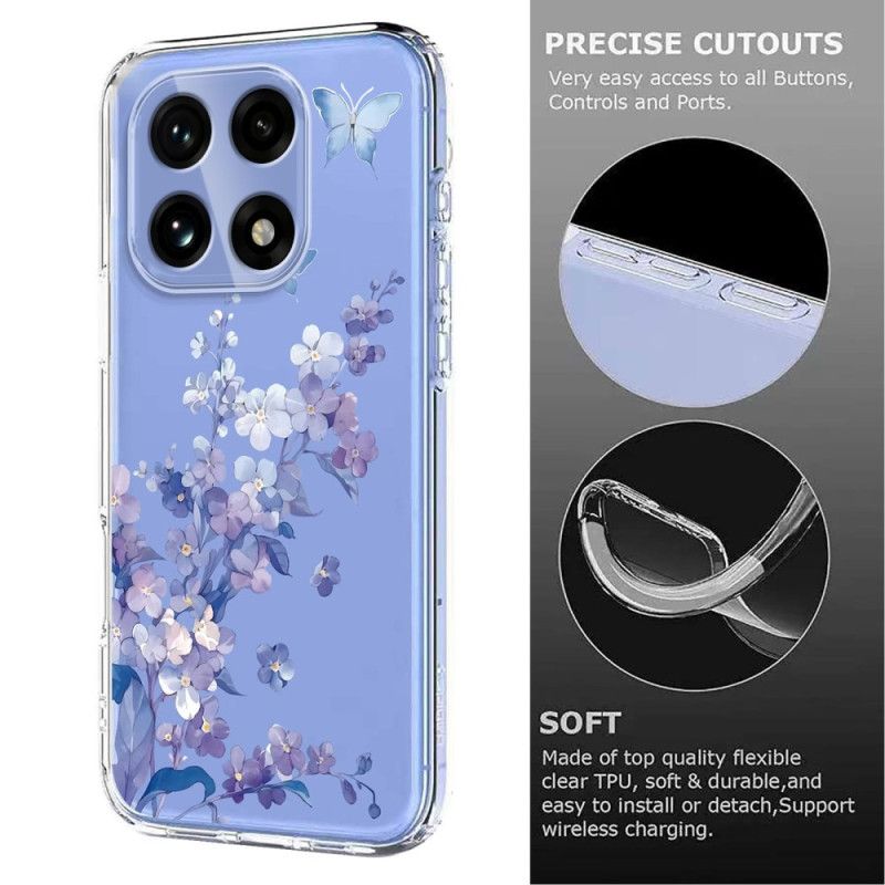 Cover Oneplus 15 Telefon Etui Sommerfugle Og Blomster