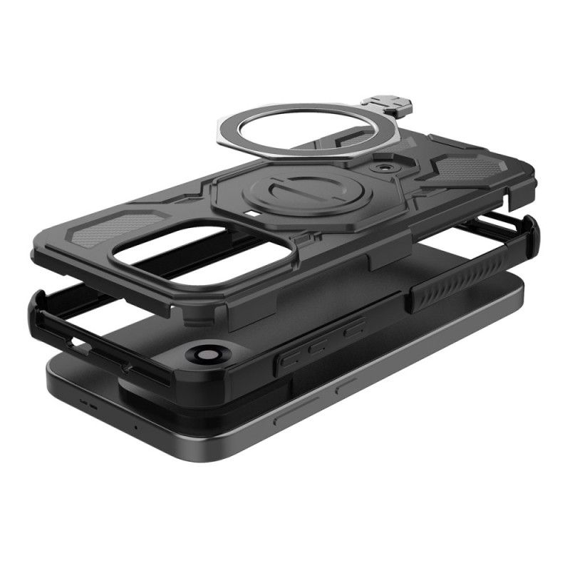 Cover Til Oneplus 15 Magnetisk Roterende Metalstativ