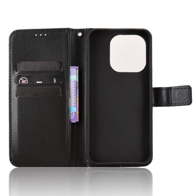 Flip Cover Oneplus 15 Diamanttekstur