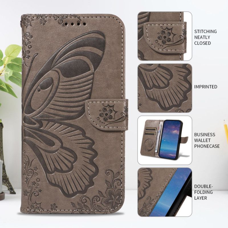 Flip Cover Oneplus 15 Grafisk Sommerfugl