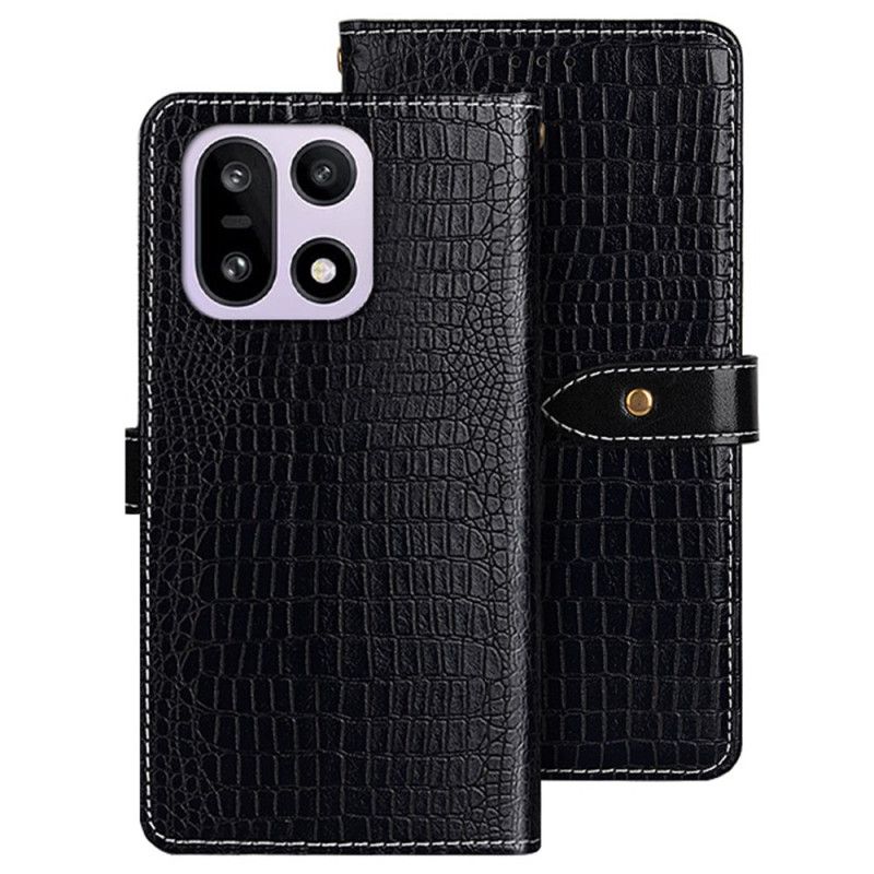 Flip Cover Oneplus 15 Idewei Krokodilletekstur
