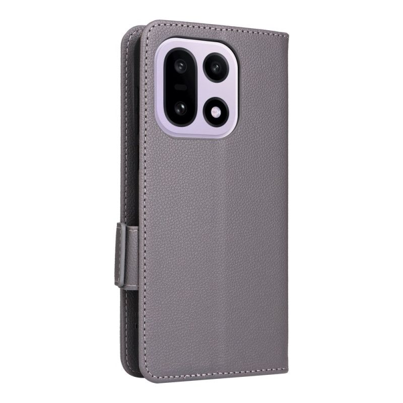 Flip Cover Oneplus 15 Kunstlæder Med Rem