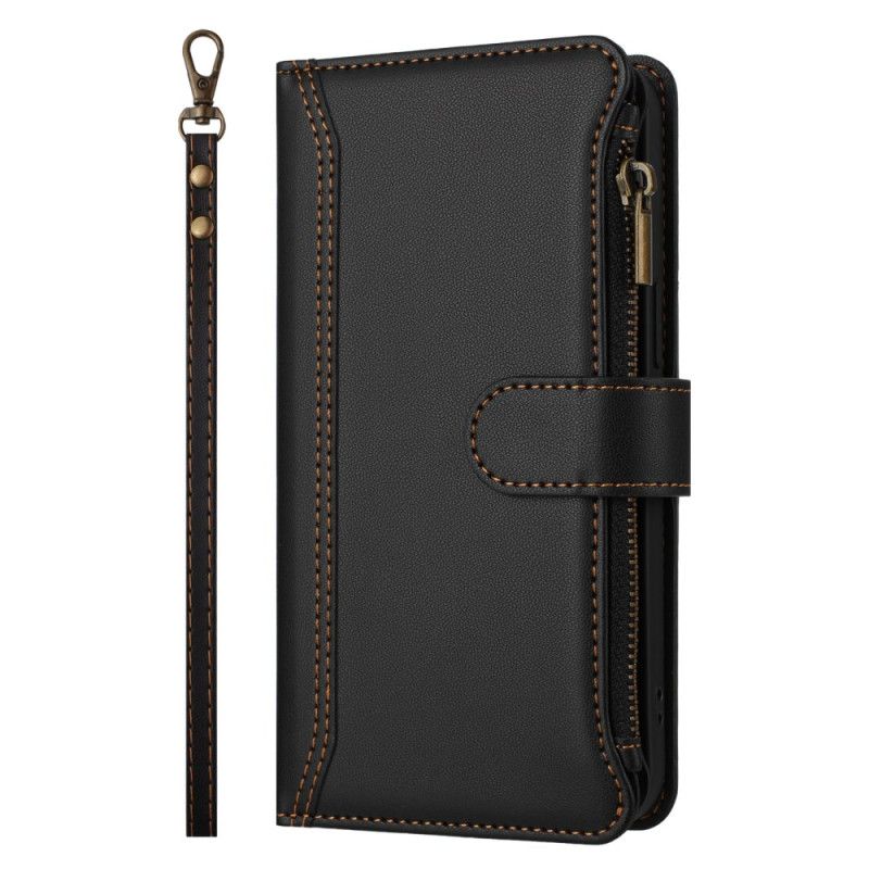 Flip Cover Oneplus 15 Pung Med 9 Kortpladser Og Rem